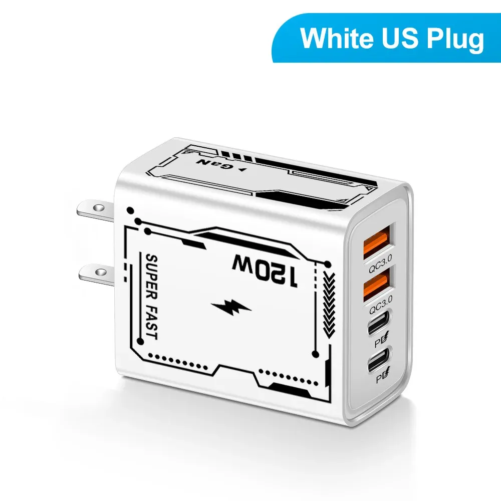 Chargeur secteur USB-C 4 ports Power Delivery 3.0, compatible iPhone 16, iPhone 15, Samsung, Xiaomi et Huawei 11