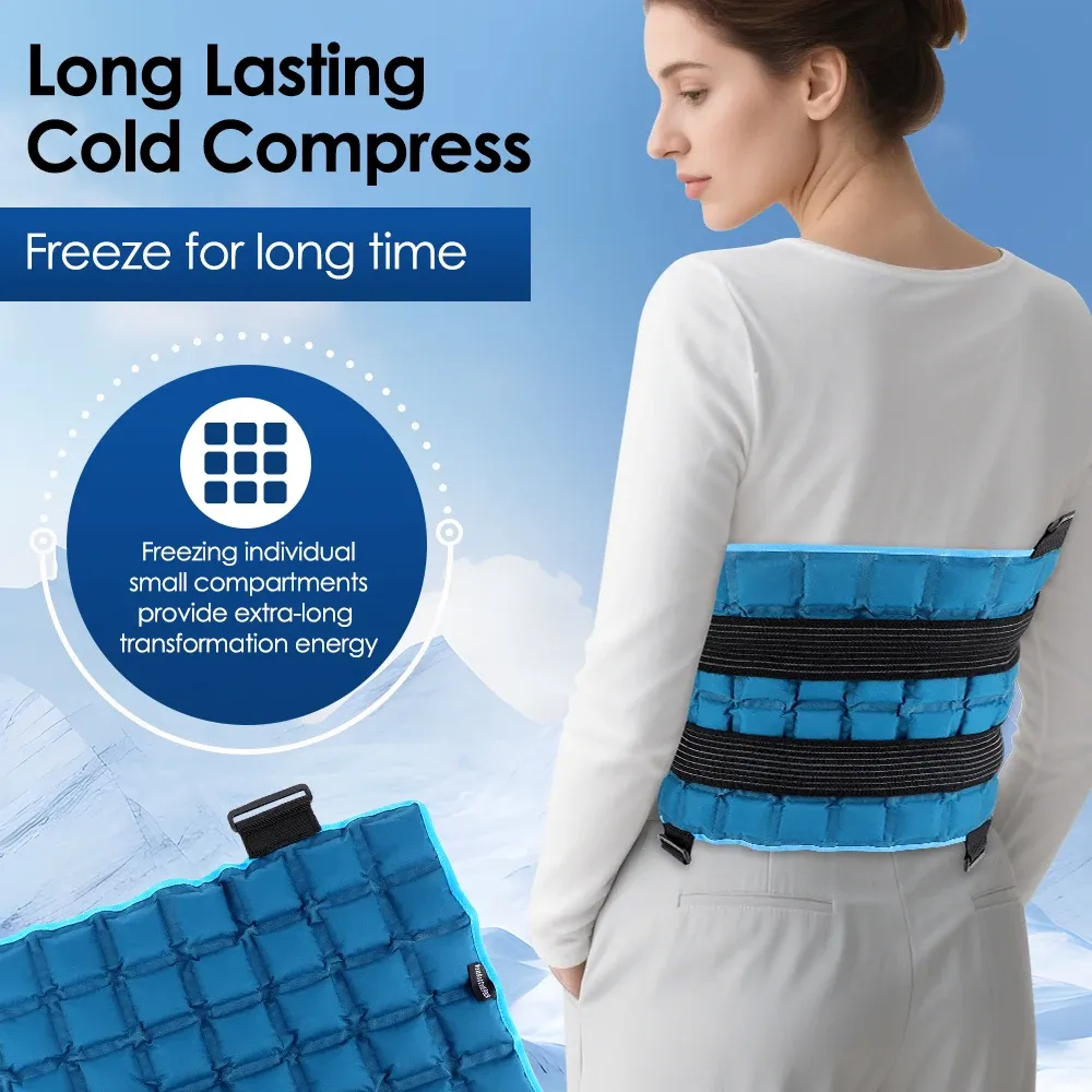 Compresse de glace réutilisable pour le dos