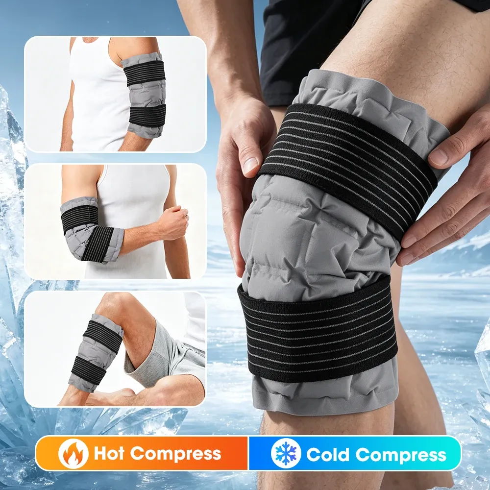 Compresse de glace réutilisable pour le genou