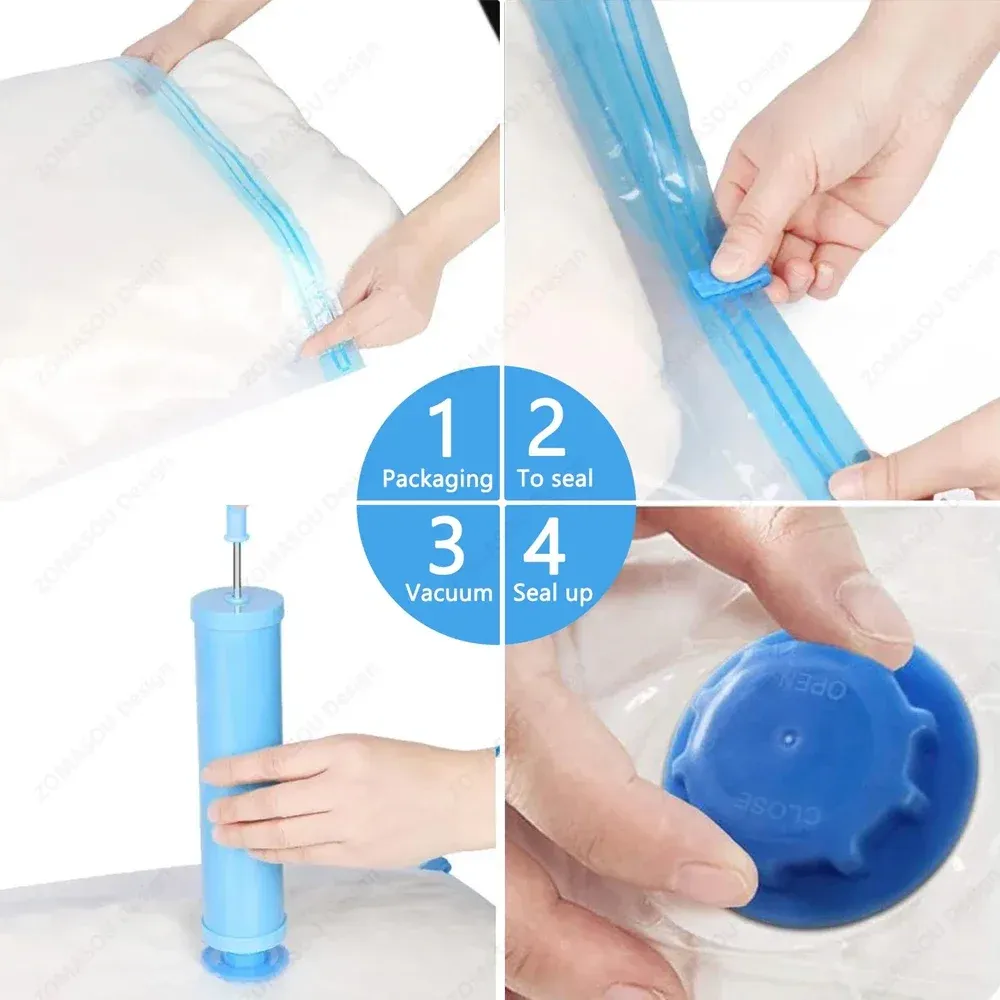 Sac sous vide en situation