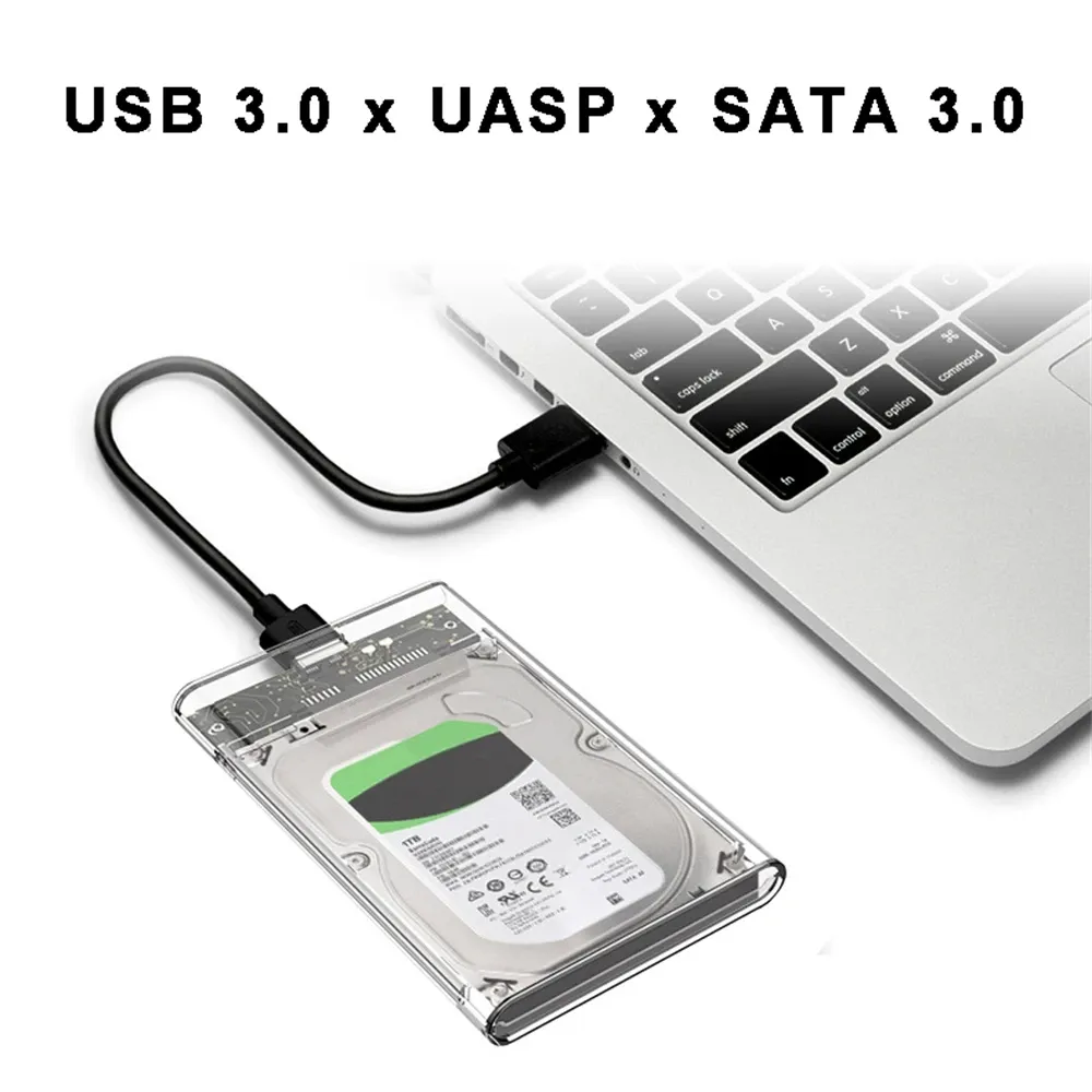 Boîtier de disque dur USB 3.0 vue de détail