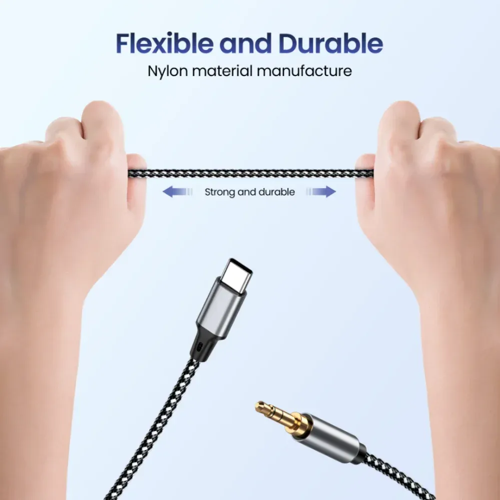 Câble adaptateur audio USB-C pour écouteurs
