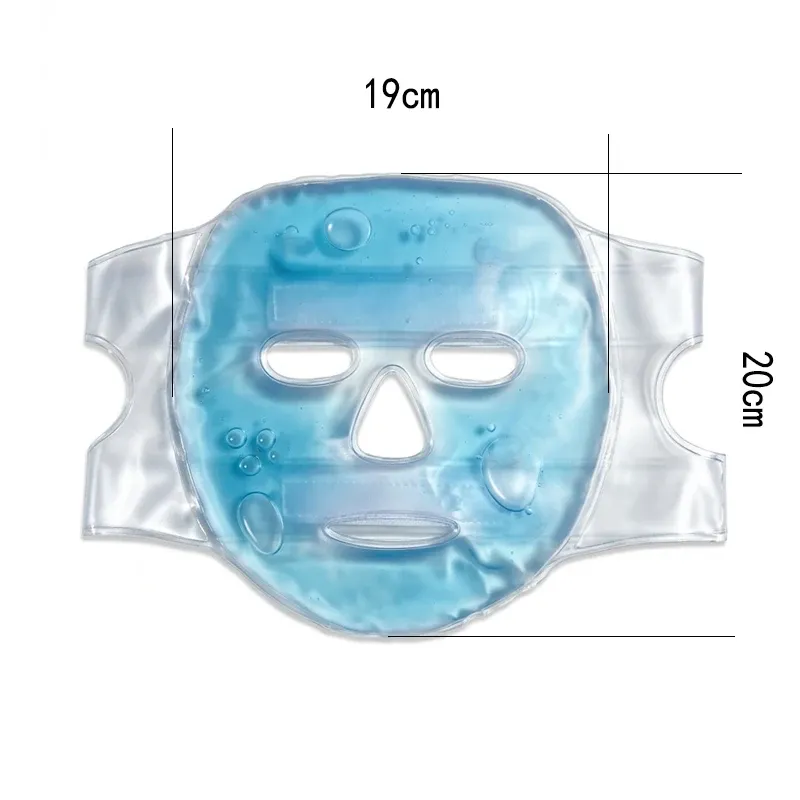 Masque facial en gel réutilisable, vue d'ensemble