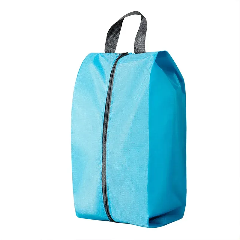 Sac de rangement portable pour chaussures de voyage, étanche, avec fermeture éclair robuste 11
