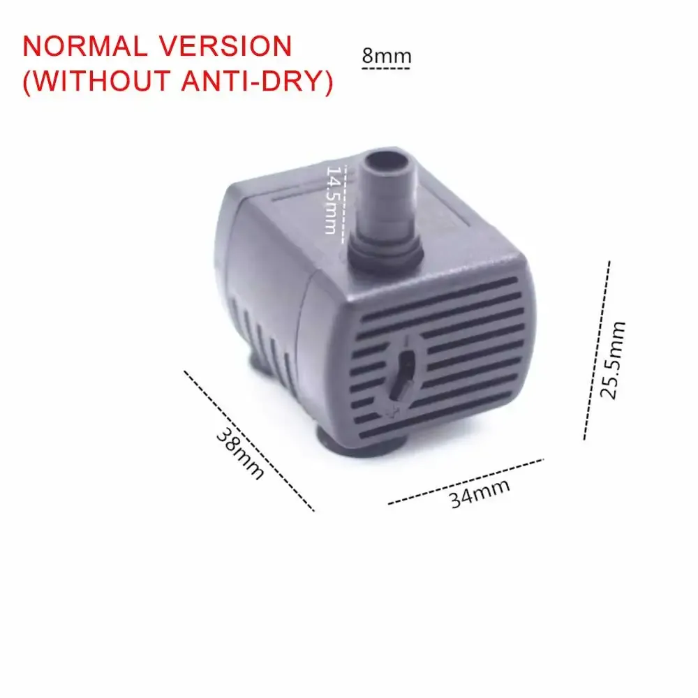 Distributeur d'eau pour animaux de compagnie, pompe à eau, fontaine d'eau pour chat, moteur brûlant anti-sec, remplacement pour fleurs, bol à boire, produits pour animaux de compagnie 7
