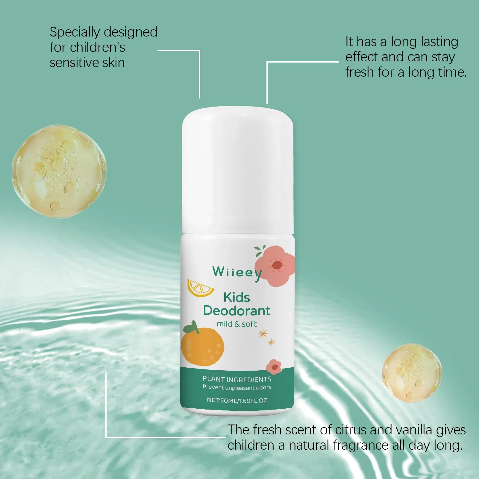 Déodorant stick aisselles en bâton, élimine les odeurs de transpiration, parfum frais, hydratation en profondeur, anti-transpirant rafraîchissant, doux, non irritant 4
