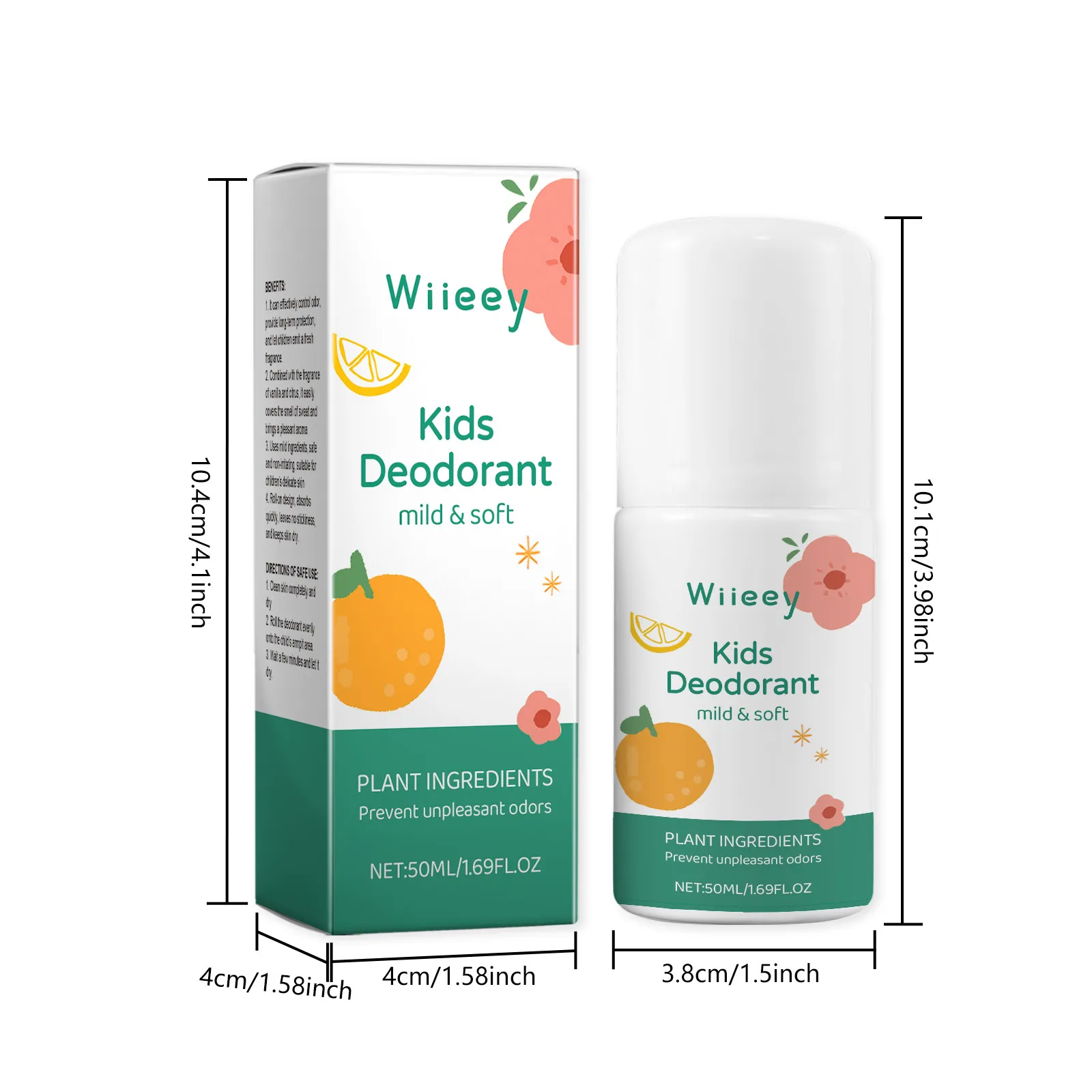 Bâton déodorant West&Month, vue produit