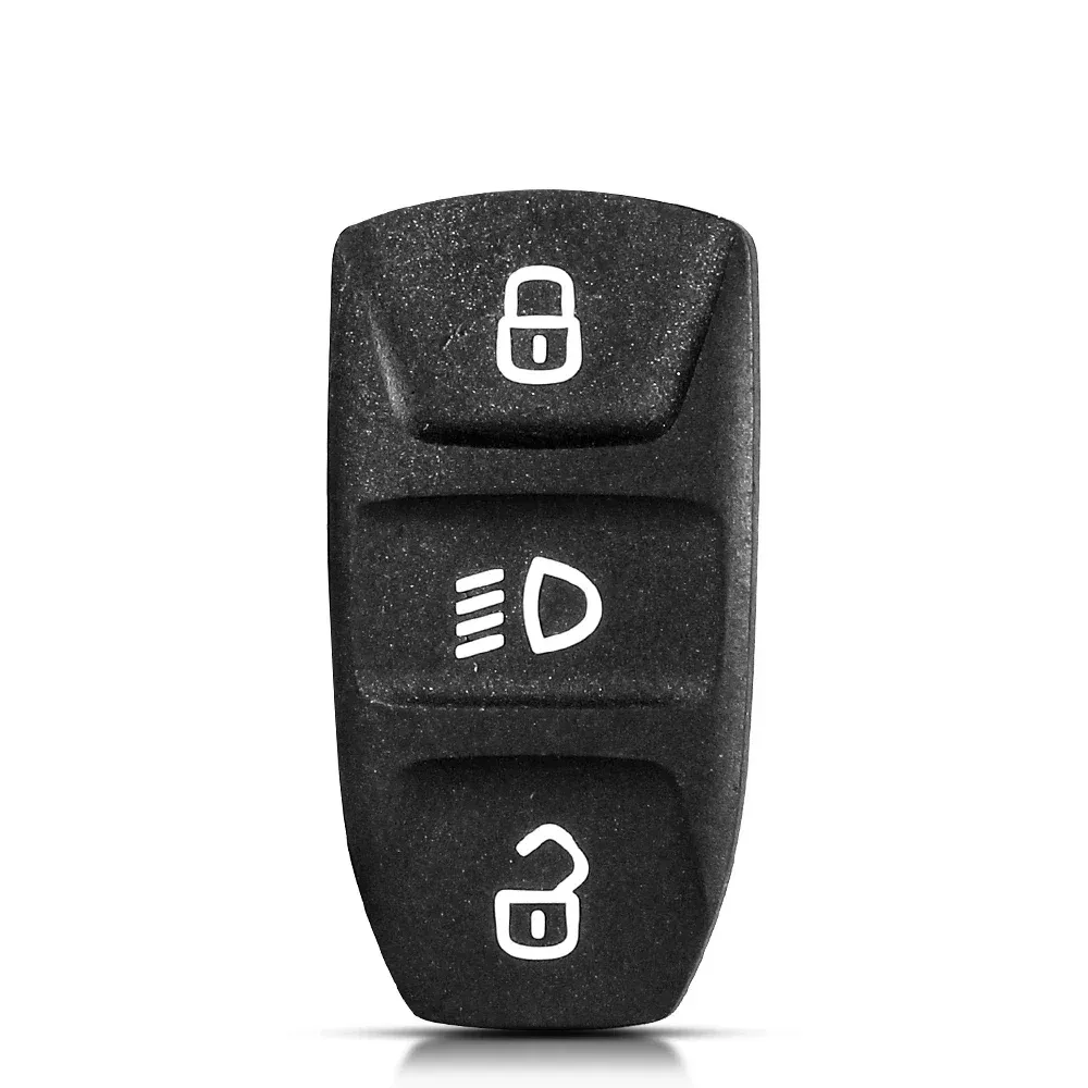Clé télécommande de voiture KEYYOU à 3 boutons en caoutchouc, compatible Volkswagen Golf 4, 5, 6 et 7, Skoda Octavia, Seat Leon, Ibiza et Altea 9