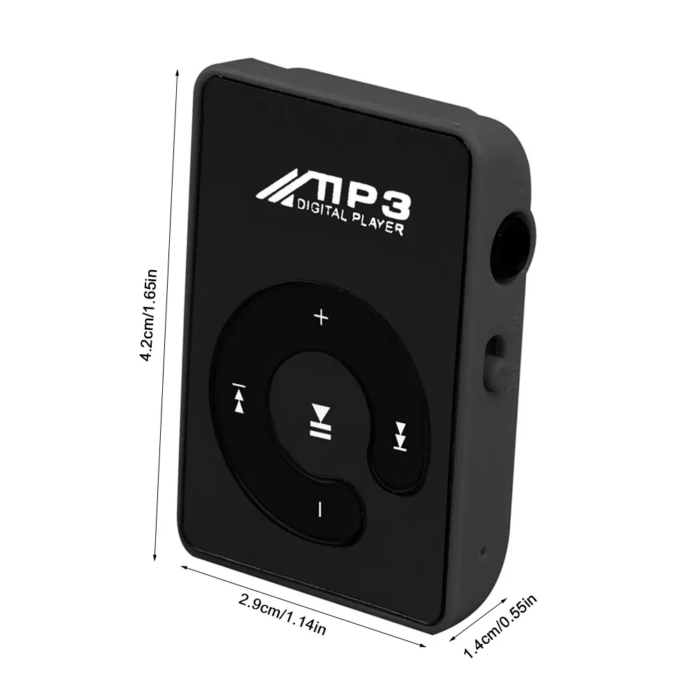 Lecteur MP3 Bluetooth 5.0 portable avec haut-parleur stéréo, lecteur vidéo MP4 compact, radio FM avec enregistrement, compatible carte SD TF 3