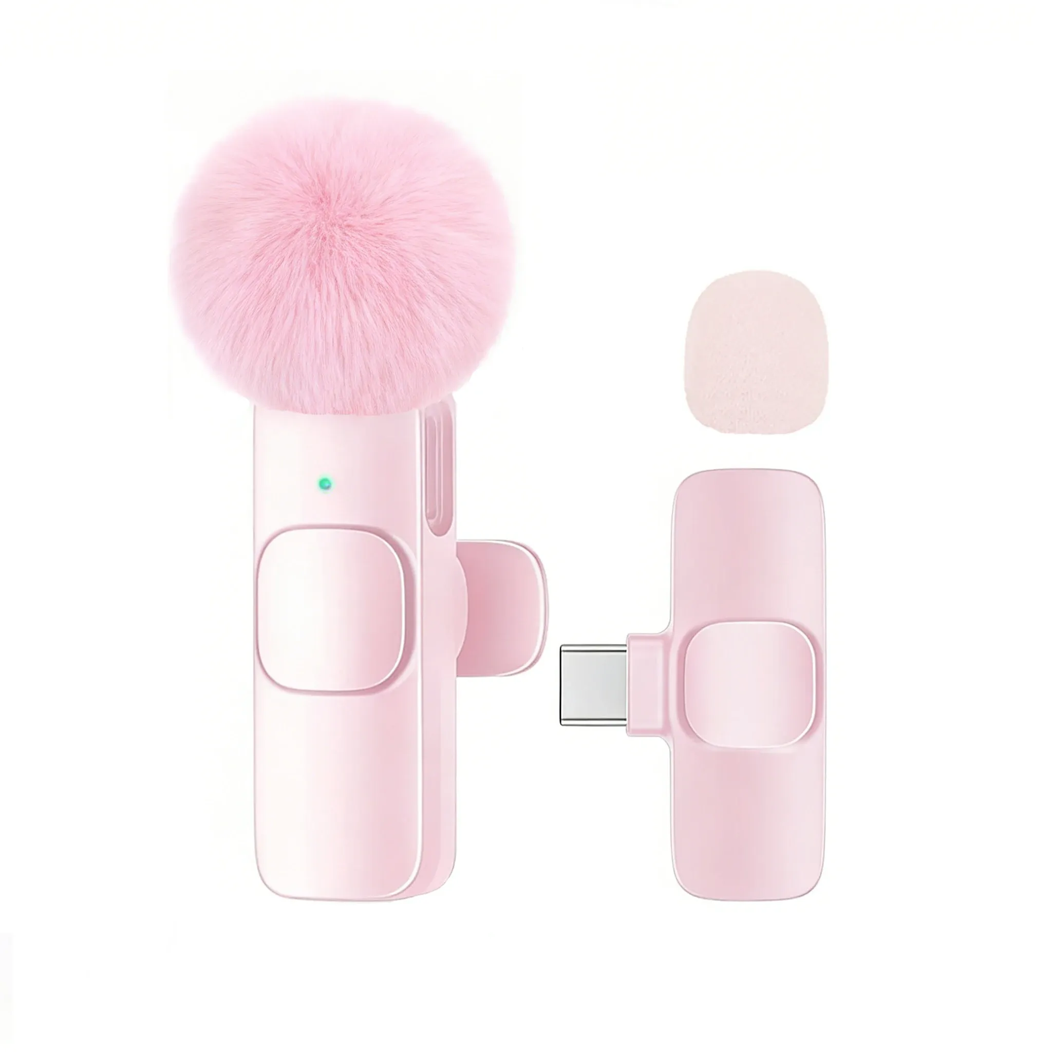 Microphone cravate sans fil professionnel avec port USB-C pour smartphones, ordinateurs et tablettes, plug and play 12