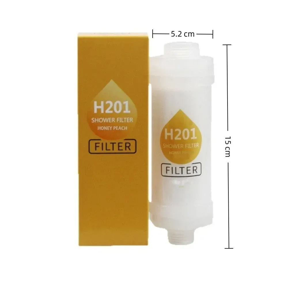 Filtre de pommeau de douche, présentation en situation