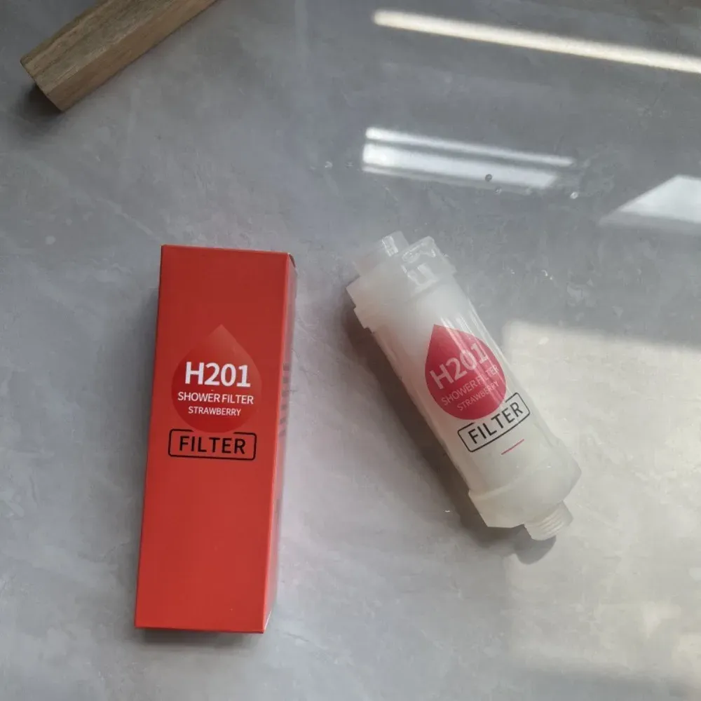 Filtre de douche haute pression à la vitamine C, parfum lavande, déchloration et adoucissement de l'eau 16