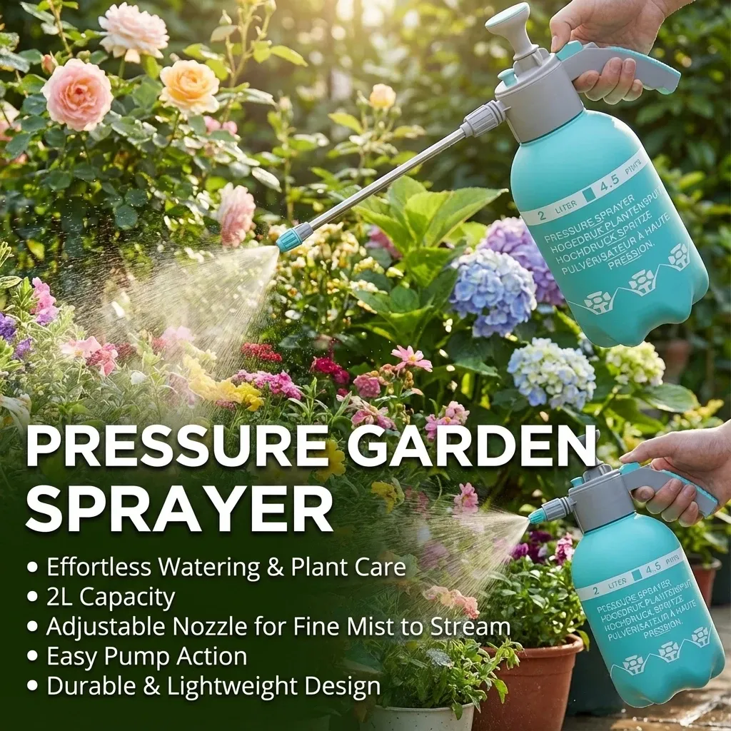 Pulvérisateur d'eau à pression manuelle, design portable
