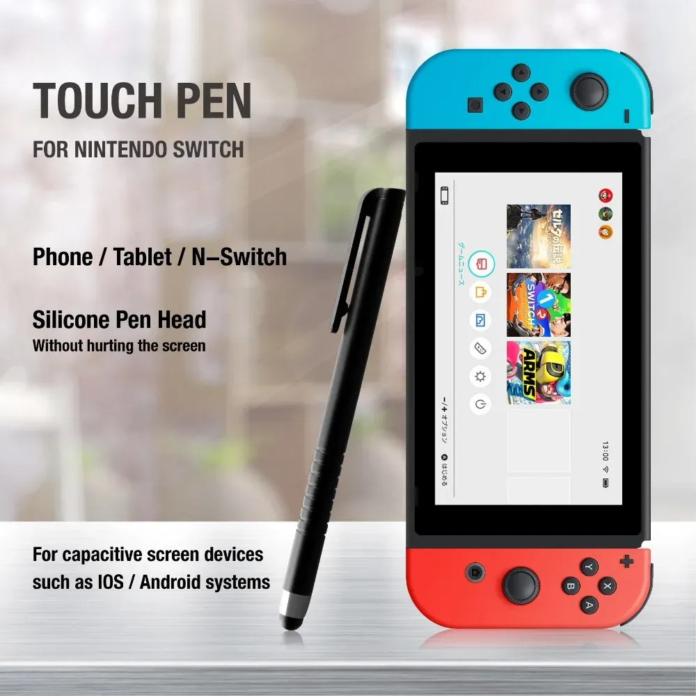 Stylet tactile utilisé sur une console de jeux