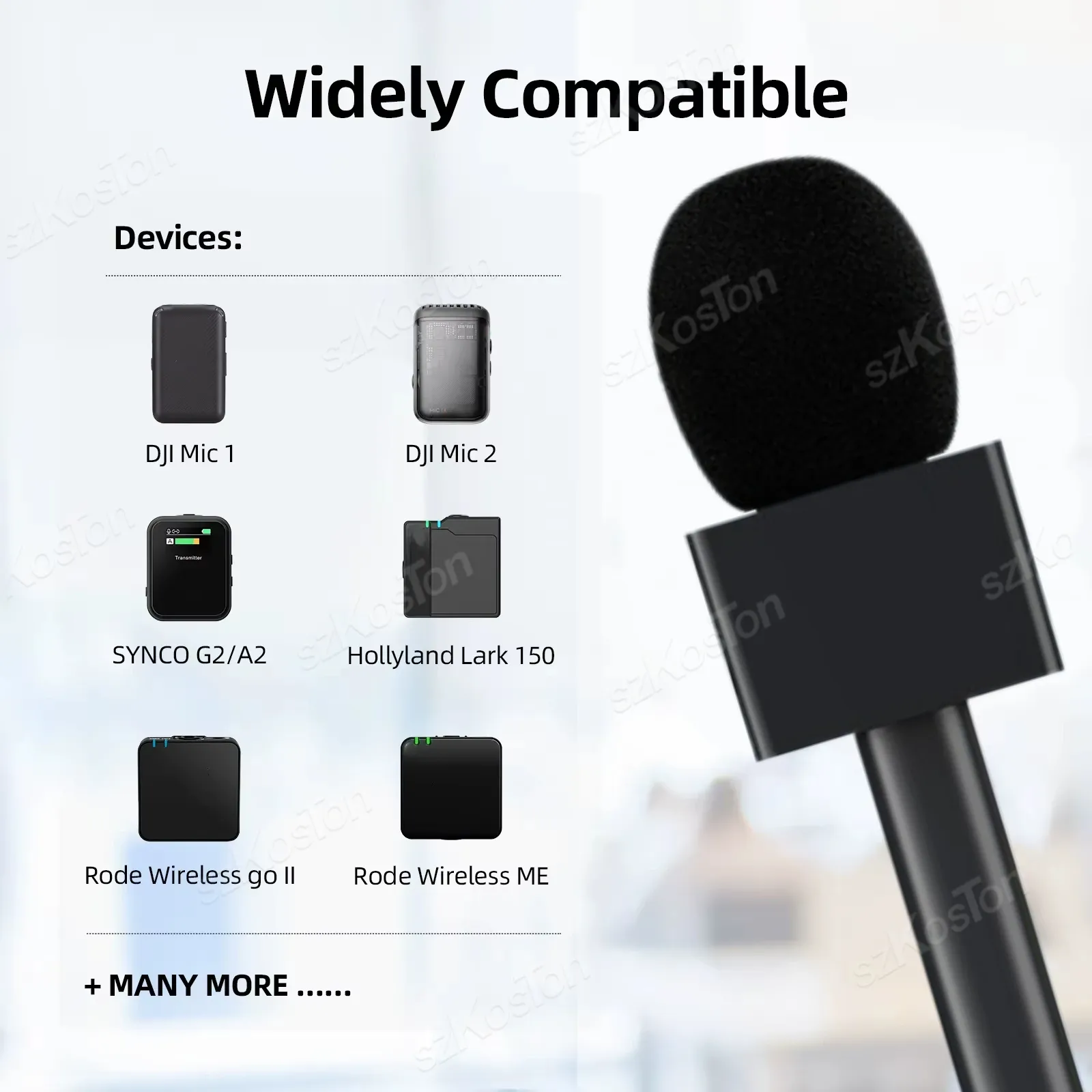 Bâton portatif pour microphone Lavalier sans fil, détail du produit