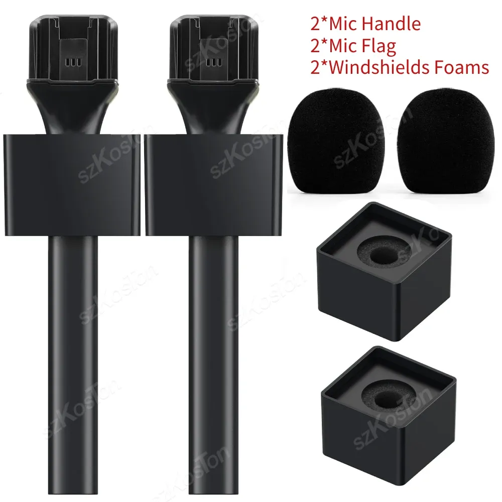 Perche pour micro-cravate sans fil DJI Mic 2, Mic 3 et Rode, adaptateur de support de poignée pour micro sans fil GO 8