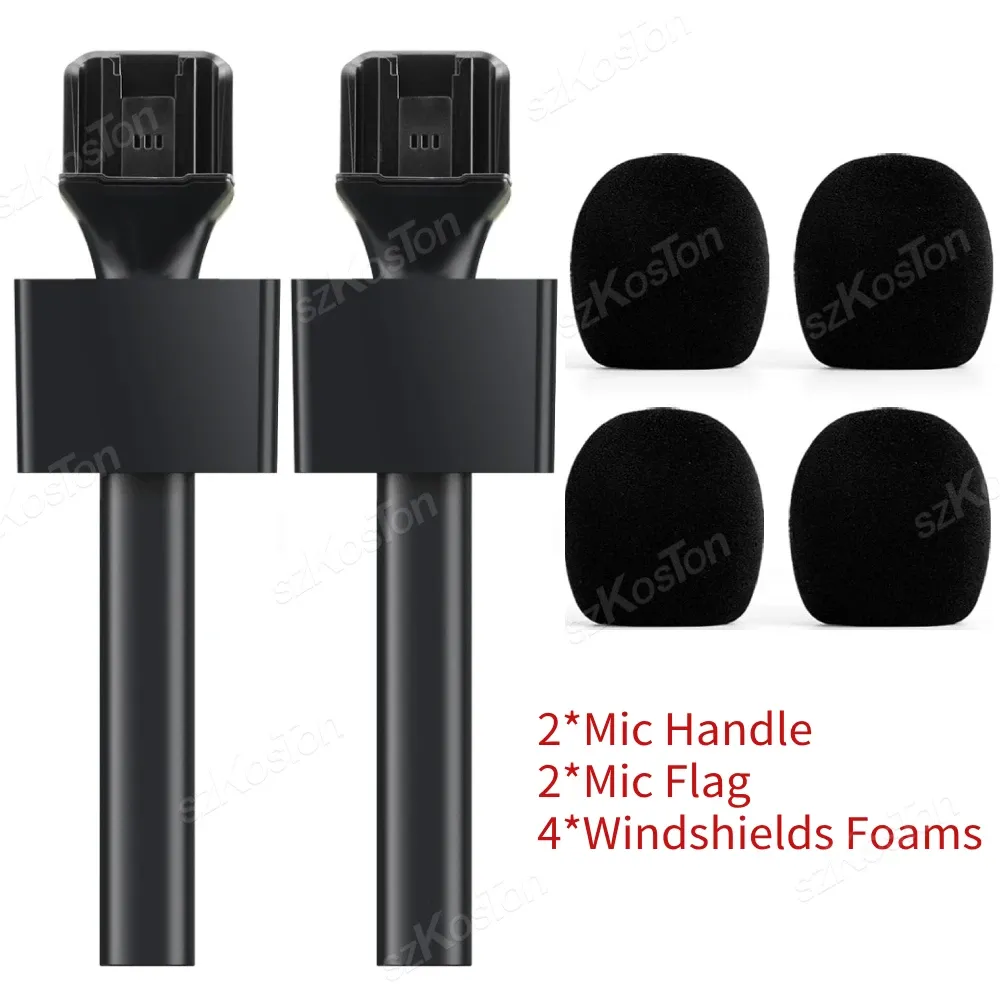Perche pour micro-cravate sans fil DJI Mic 2, Mic 3 et Rode, adaptateur de support de poignée pour micro sans fil GO 10