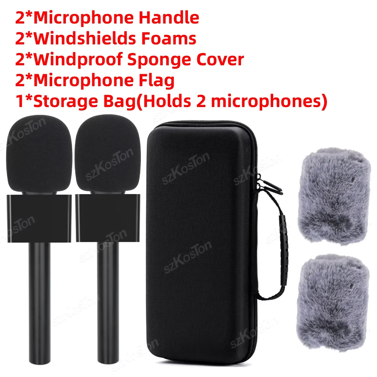 Perche pour micro-cravate sans fil DJI Mic 2, Mic 3 et Rode, adaptateur de support de poignée pour micro sans fil GO 14