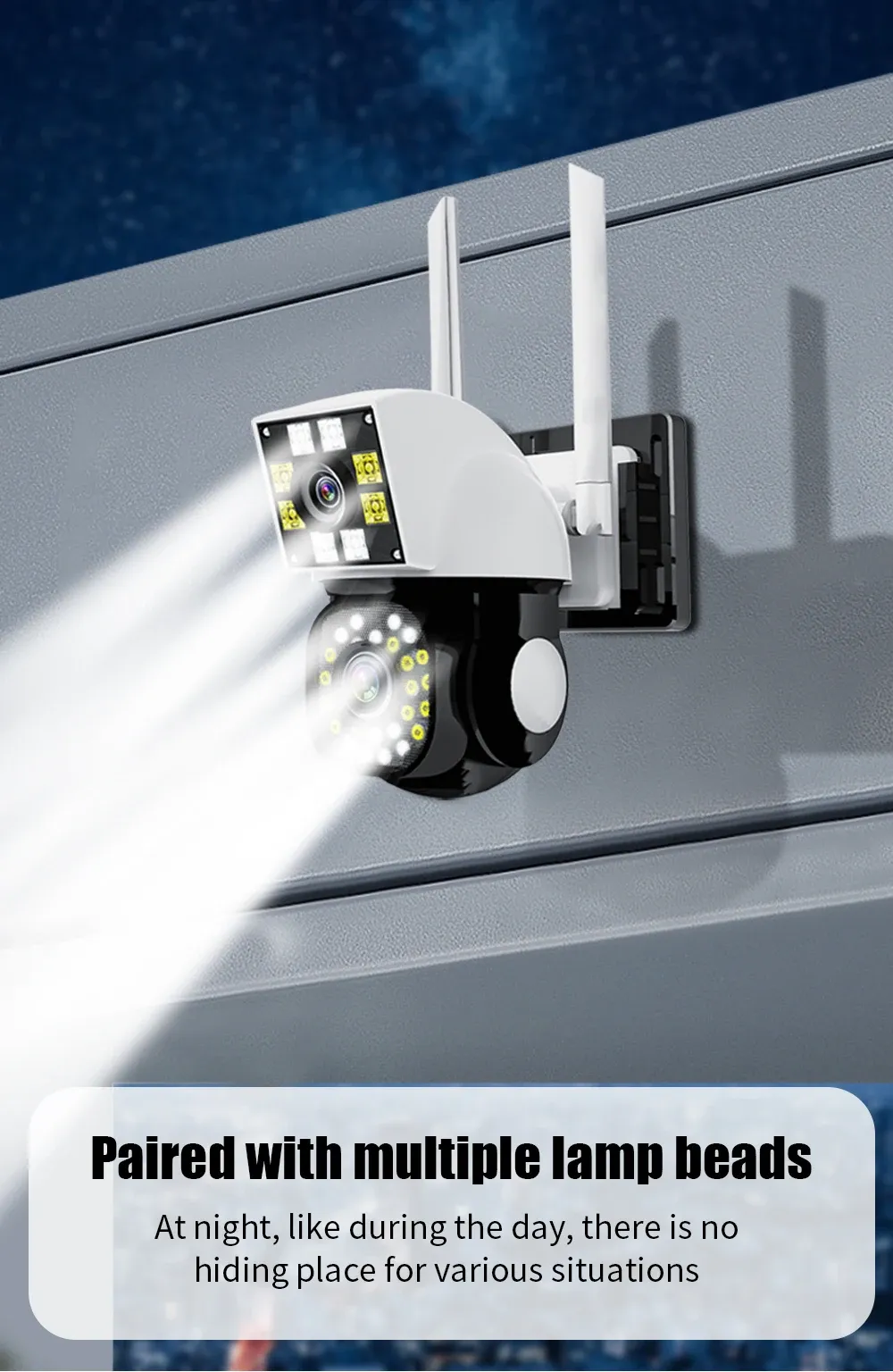 Caméra de surveillance, ambiance lifestyle