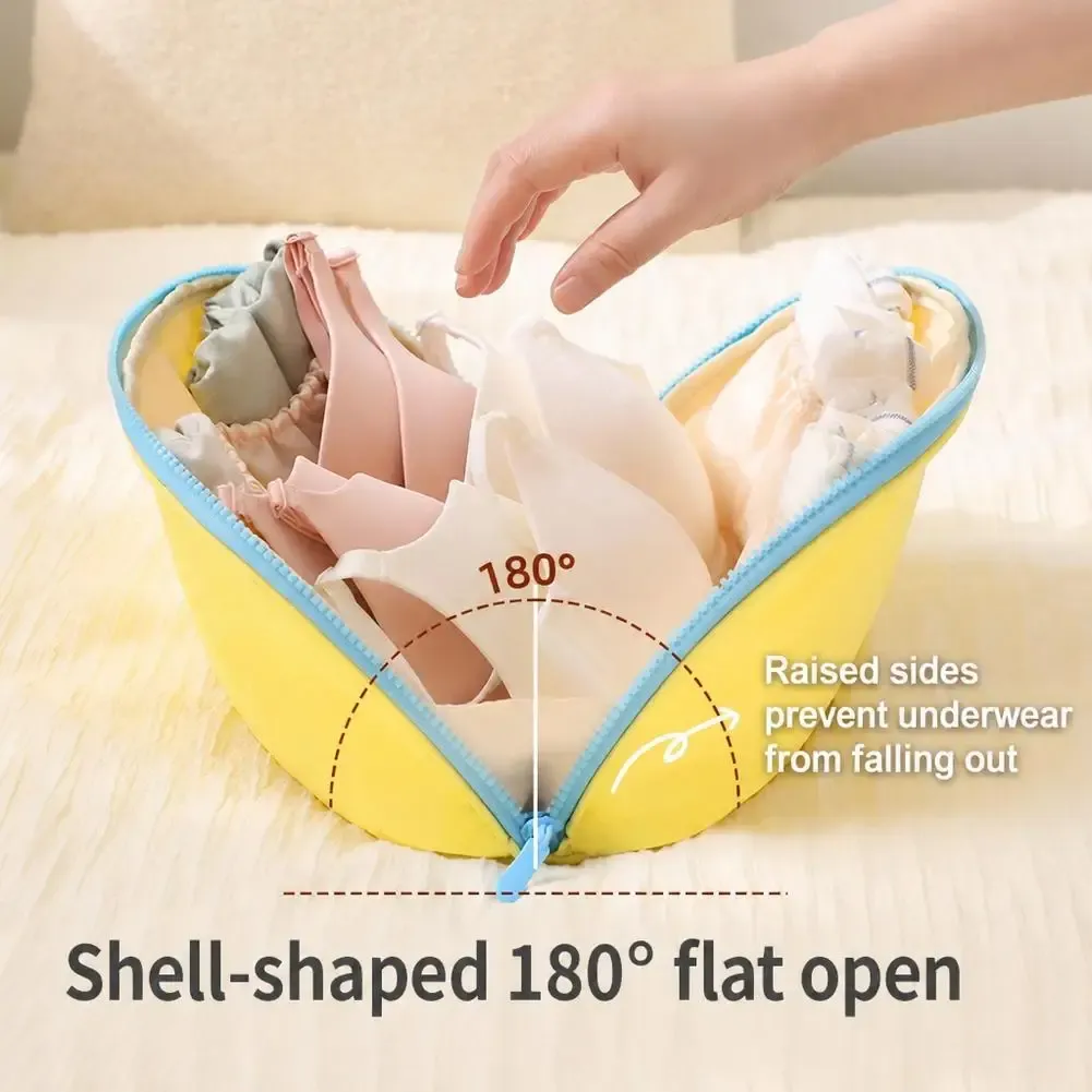 Sac organisateur de voyage grande capacité avec pochettes de rangement pour sous-vêtements et trousse de toilette pour femme 4