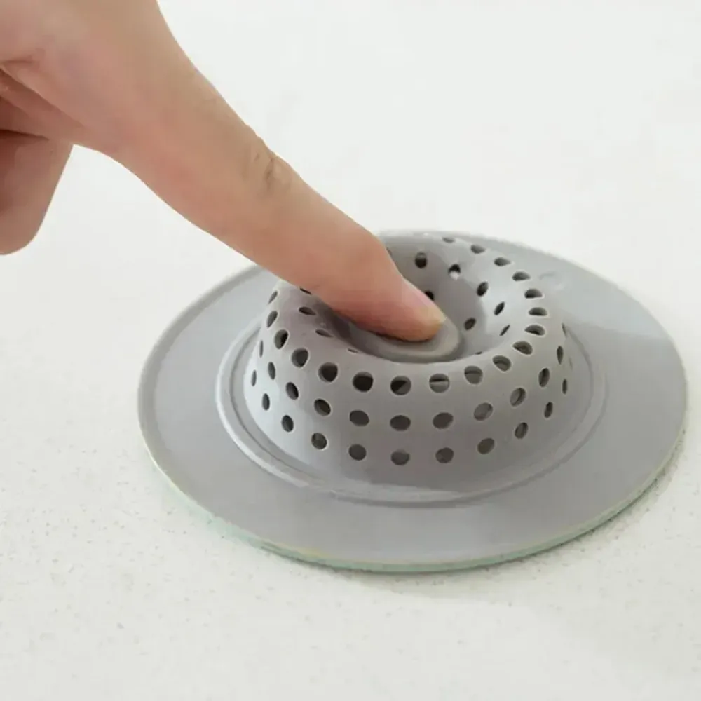 Filtre anti-colmatage en silicone pour évier et lavabo, crépine de vidange portable pour cuisine et salle de bains 6