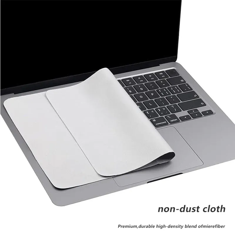 Chiffon de nettoyage et protection de clavier en microfibre pour MacBook Pro