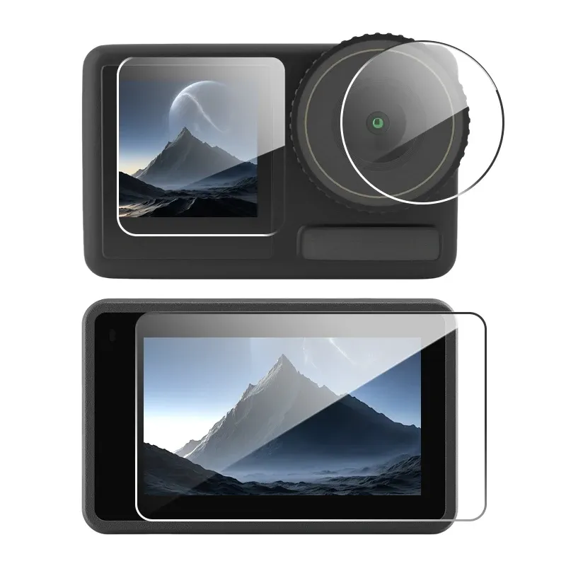 Protecteur d'écran HD pour DJI Osmo Action 6, 5, 4, 3 et Action 5 Pro, film de protection d'objectif en verre trempé ultra-clair 8