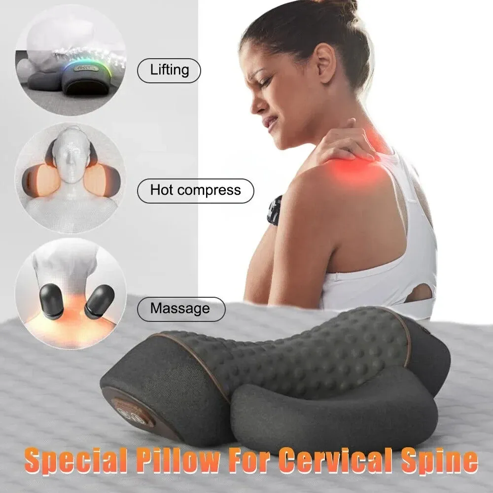Détail du soutien ergonomique de l'oreiller cervical