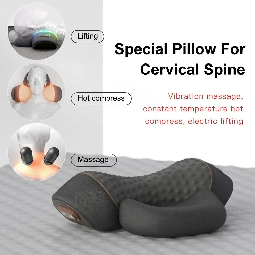 Oreiller masseur cervical électrique, vue d'ensemble