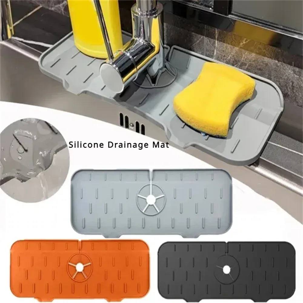 Tapis absorbant pour robinet de cuisine