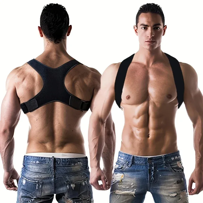 Correcteur de posture réglable pour le dos et les épaules