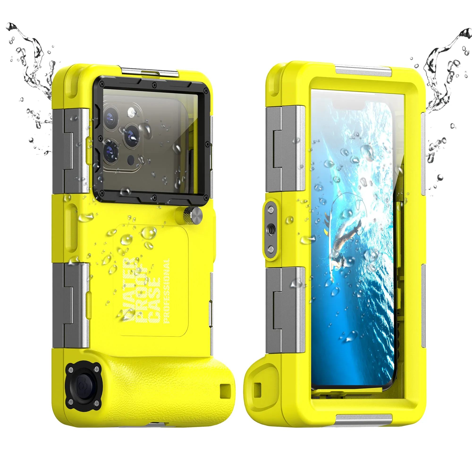 Étui étanche universel pour smartphone 6,9 pouces, certifié IP68, résistance jusqu'à 15 m (50 pieds), idéal pour la photographie sous-marine professionnelle - Image 1