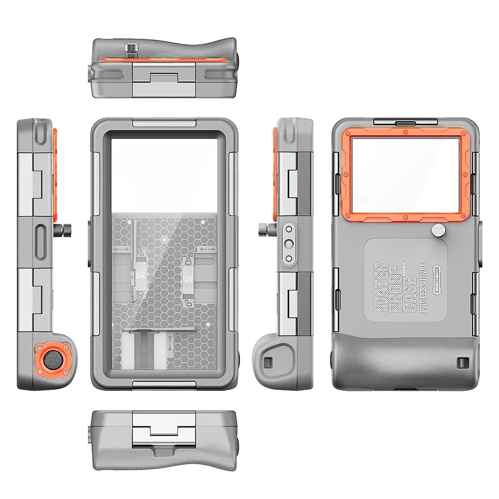 Étui étanche universel pour smartphone 6,9 pouces, certifié IP68, résistance jusqu'à 15 m (50 pieds), idéal pour la photographie sous-marine professionnelle 13