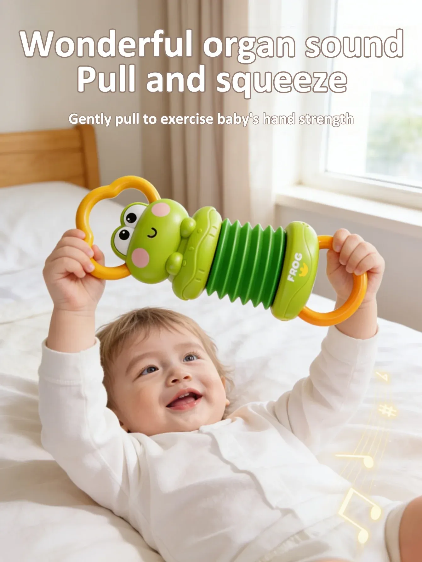 Accordéon licorne pour bébé, instrument de musique sensoriel et éducatif pour tout-petits 3