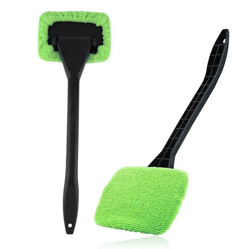 Outil de nettoyage de pare-brise à long manche pour intérieur de voiture, 1 pièce 9