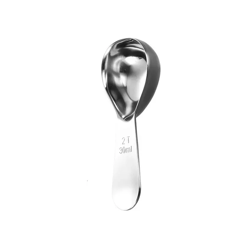 Cuillère à café doseuse en acier inoxydable JUSTINLAU, graduée 15 ml / 30 ml, outil de barista pour thé et sucre 9