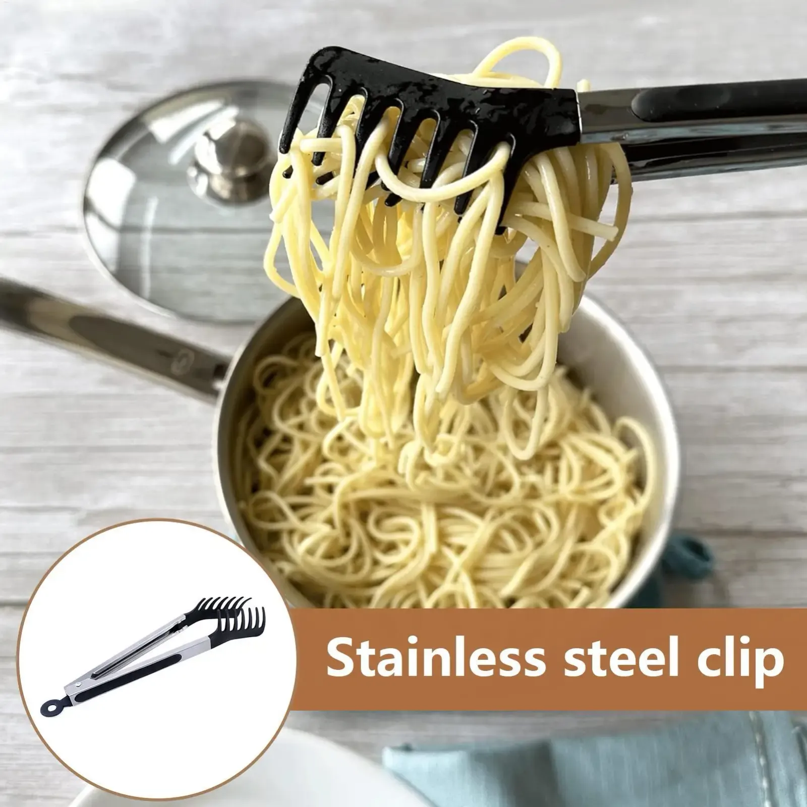 Pince de cuisine en silicone, utilisation en barbecue