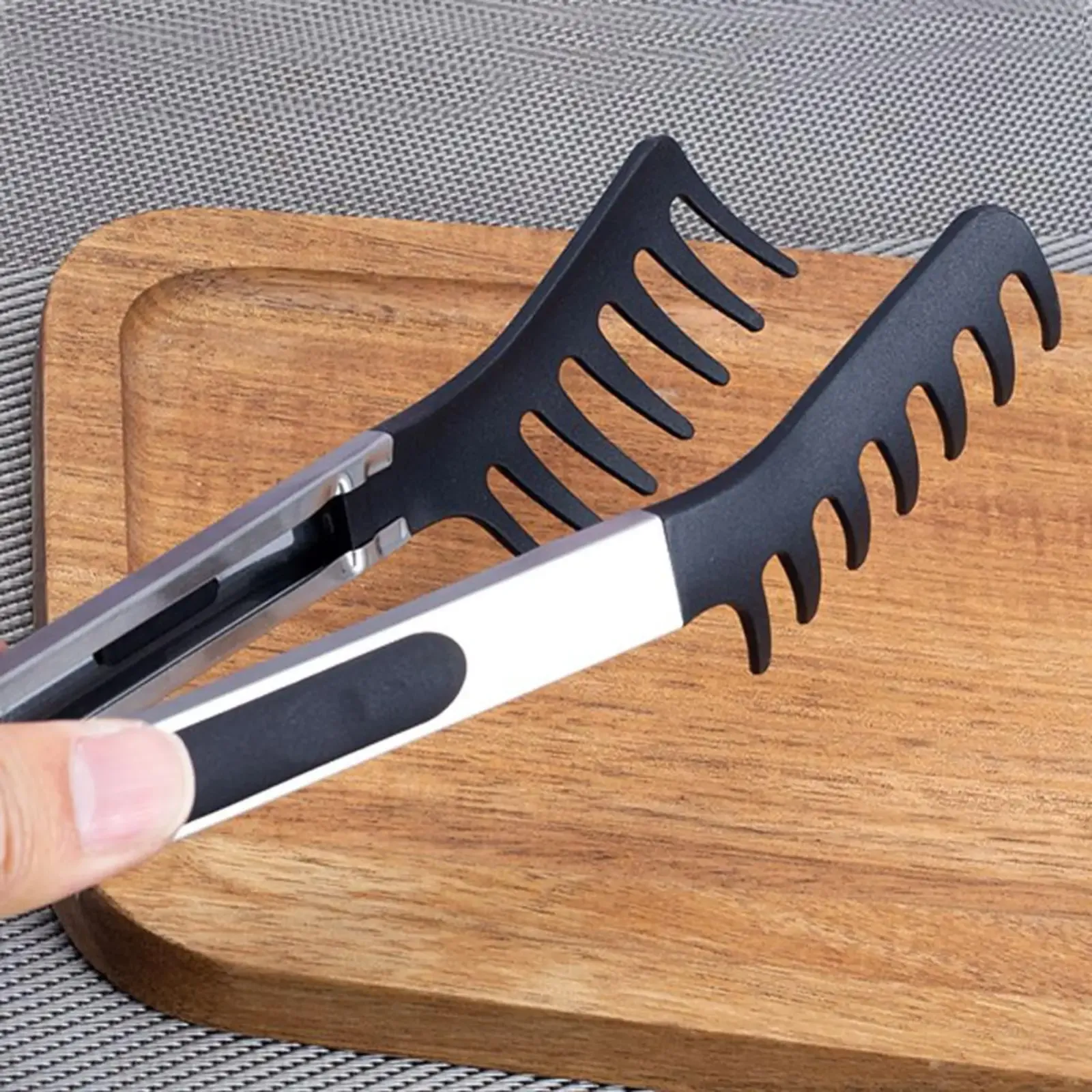 Pince de cuisine en silicone, présentation