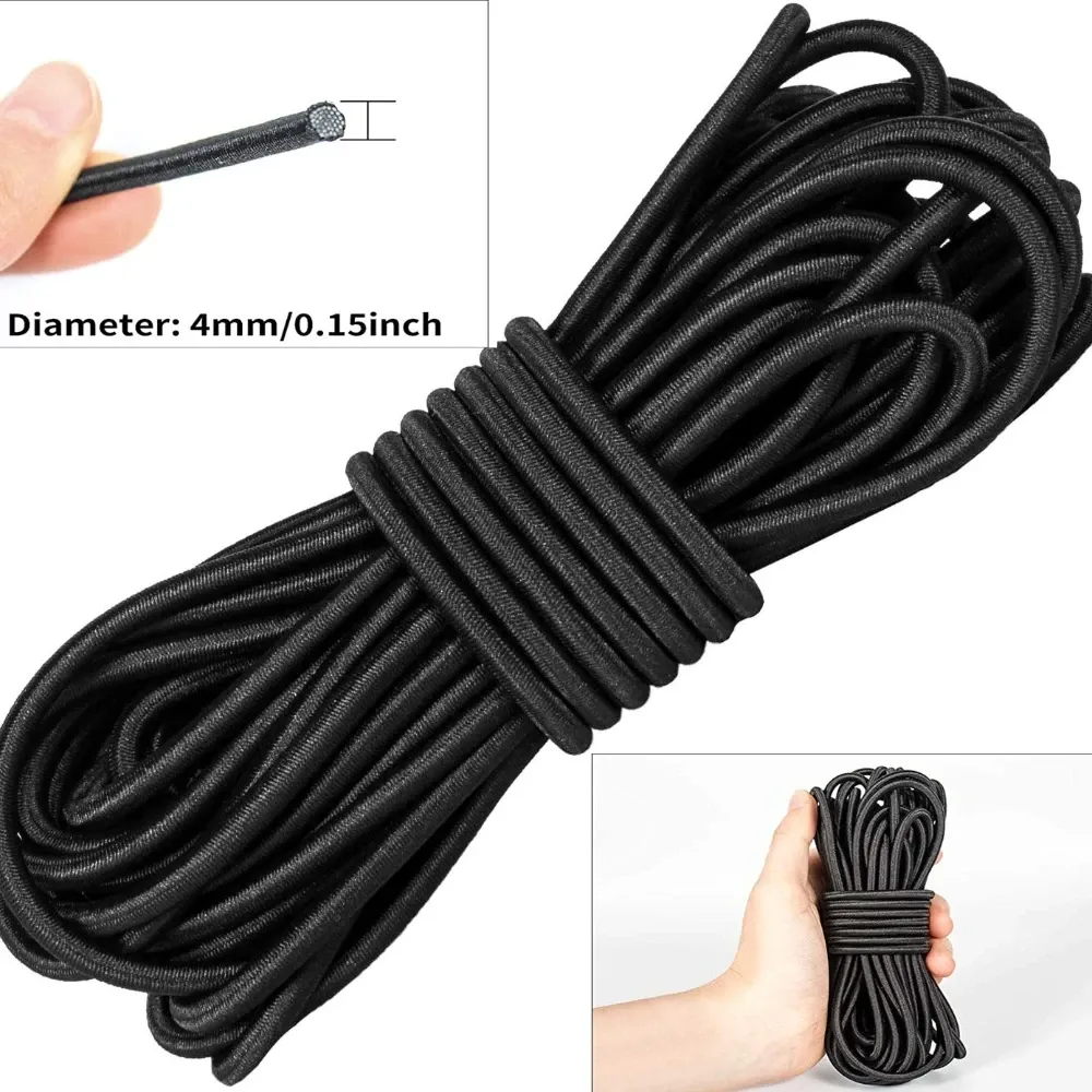 Corde élastique 3/4/5/6 mm pour couture et bricolage
