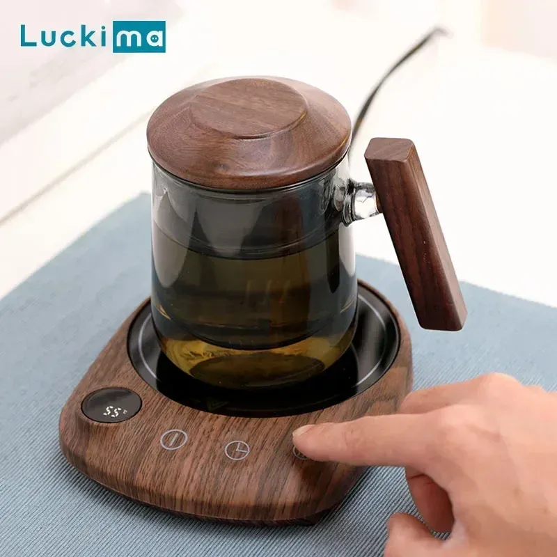 Chauffe-tasse électrique intelligent 200 W avec 5 températures, minuterie et arrêt automatique - Image 1
