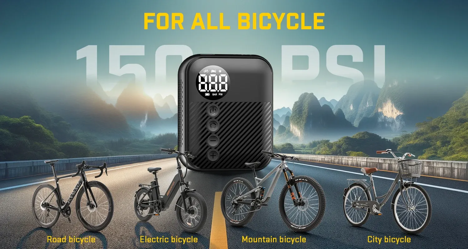 Pompe à vélo Carsun Mini, ergonomie et finition