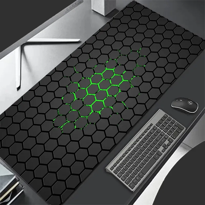 Tapis de souris gaming hexagonal Hex, grand format, surface douce 2