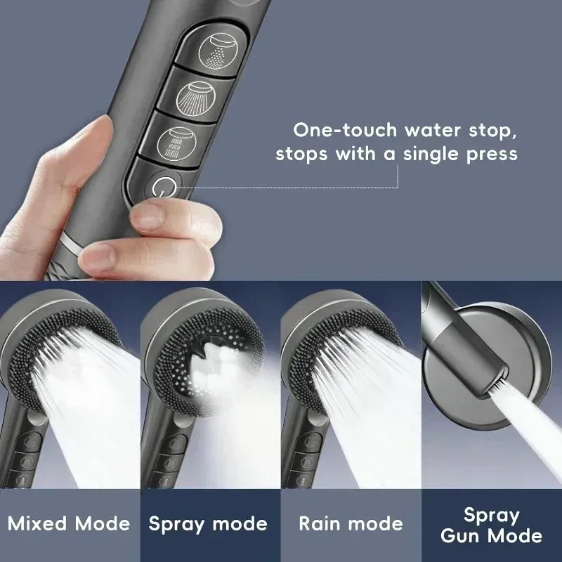 Jet d'eau du pommeau de douche