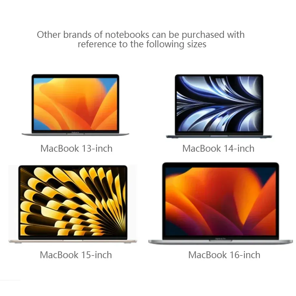 Protection de clavier pour MacBook, mise en place