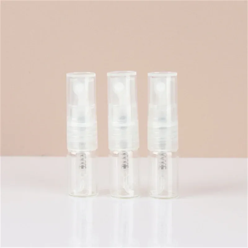 Flacon vaporisateur en verre rechargeable 1 ml, portable, à pompe directe, pour échantillons de parfum – Lot de 20, 50, 100 ou 200 pièces 7
