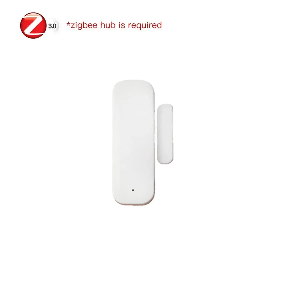Capteur de porte et fenêtre intelligent ZigBee, détecteur de contact pour système d'alarme de sécurité, compatible Tuya et 2MQTT, contrôle à distance via application 7