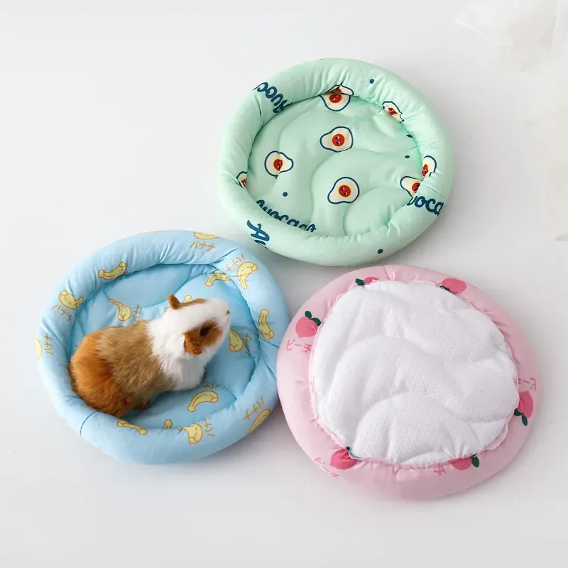 Tapis de couchage douillet pour petits animaux, nid pour hamster, écureuil, hérisson ou lapin, chaud et doux en peluche - Image 1