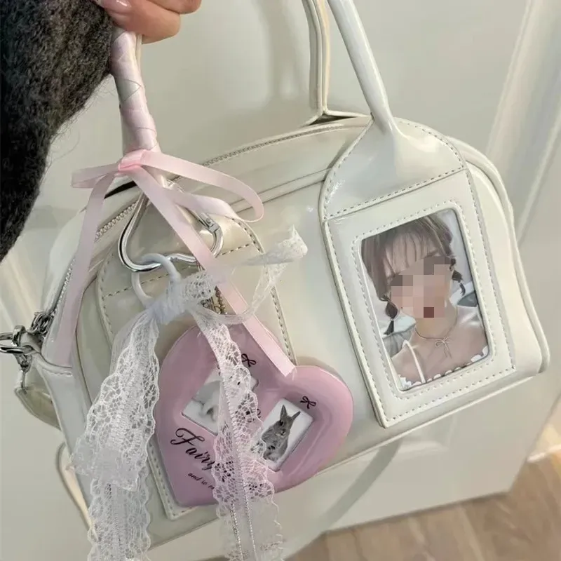 Sac à bandoulière transparent Ita, style Y2K Harajuku, pour femme 4