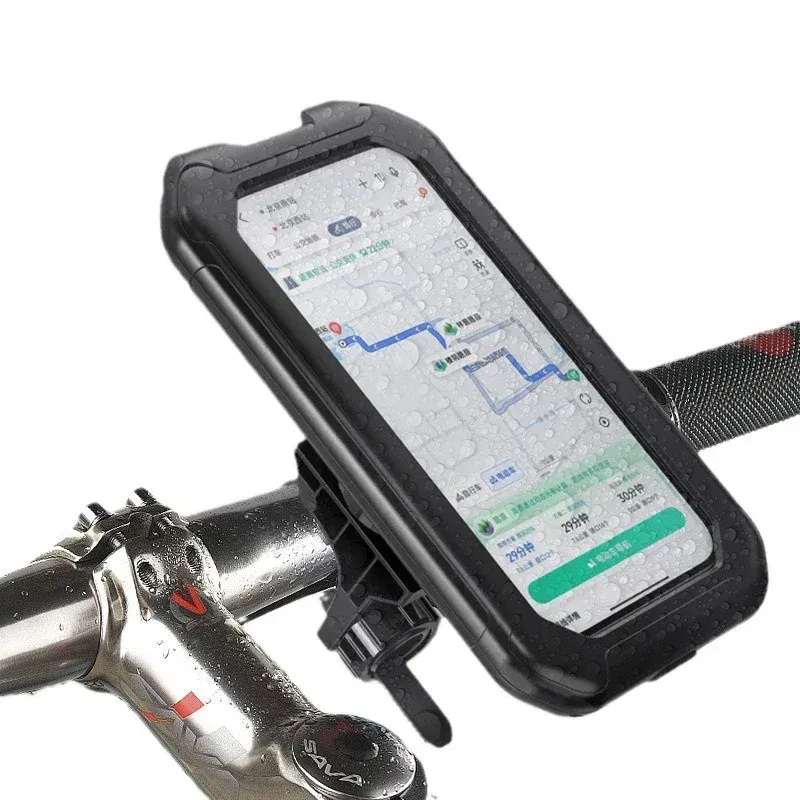Support de téléphone étanche pour moto et vélo à rotation 360° – Support GPS réglable pour iPhone et Xiaomi, idéal pour la navigation en plein air 2