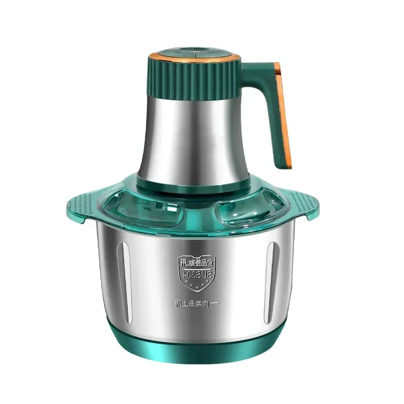 Hachoir à viande électrique en acier inoxydable 5 L, grande capacité 8